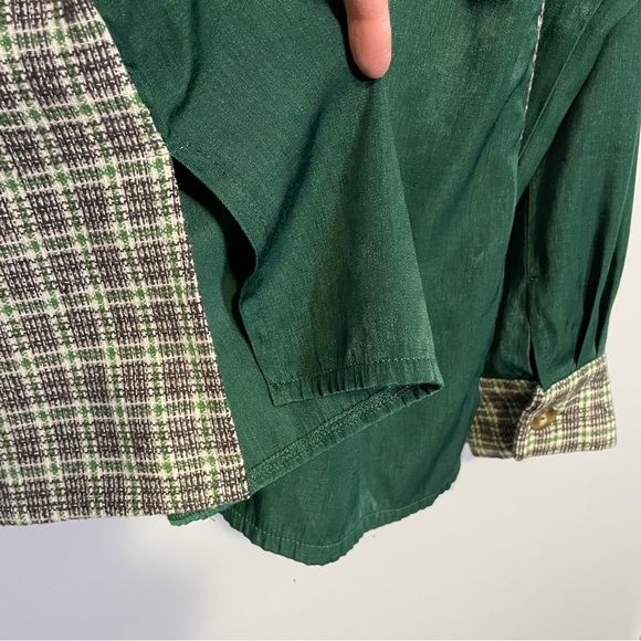 Weekend By Suzanne Betro Shacket Tweed Green - Medium‎ - Picture 7 of 8